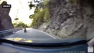 強震山崩與死神擦肩　重機騎士找到身份曝