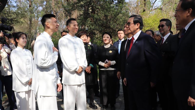 率台灣生赴北大交流！馬：盼兩岸和平奮鬥