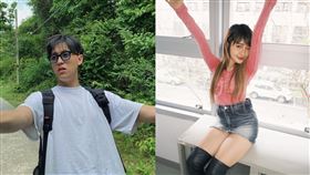 ▲張若凡，翁乙宏。（圖／IG，臉書）