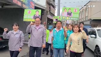 綠營赴宜蘭輔選藍萬義　籲鄉親別把票賣掉