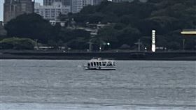 淡水藍色公路渡輪困沙洲（圖／翻攝畫面）