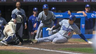 大谷翔平本壘前出局　道奇追平分啪！沒了