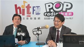 ▲政大外交系教授兼副院長盧業中接受黃暐瀚專訪(圖/《POP撞新聞》提供)