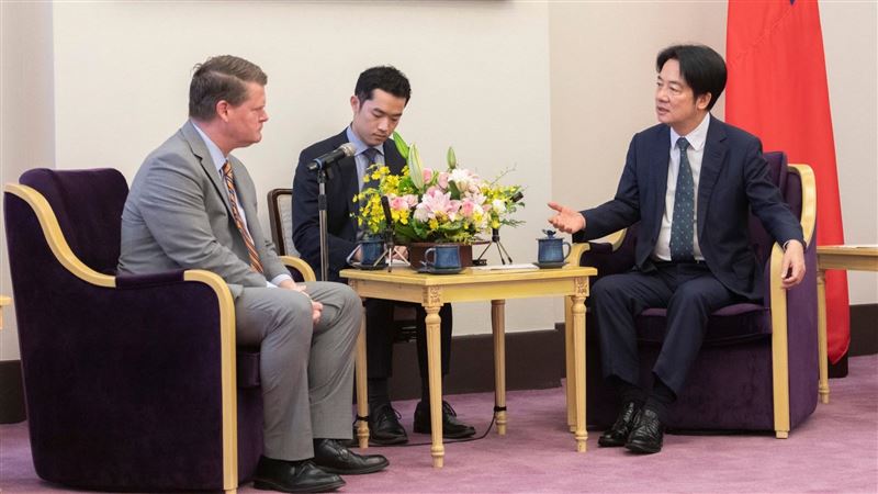 接見美國智庫　賴清德：確保台海和平穩定