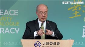 ▲陸委會副主委兼發言人詹志宏主持11日記者會