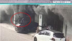 林姓屋主從二樓跳窗逃生，幸運從火場生還。（圖／翻攝畫面）