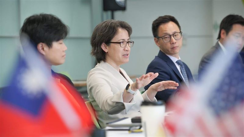 接見美智庫訪問團　蕭美琴：持續緊密合作
