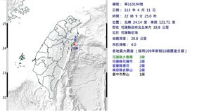 22:09地震（圖／翻攝自氣象署）