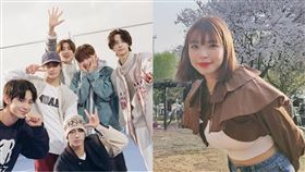 阿圓巧遇TWS。（圖／翻攝自IG）