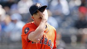 ▲太空人先發投手布朗（Hunter Brown）0.2局挨11安，寫下大聯盟最慘紀錄。（圖／美聯社／達志影像）