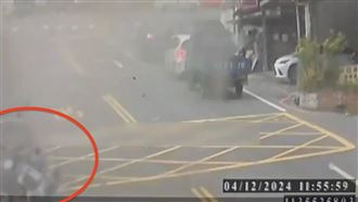 桃園瓦斯行氣爆「鋼瓶炸飛」！氣爆瞬間曝