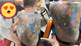 刺青,打霧,上色,塗鴉(林小姐 授權提供)