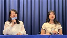 國民黨組發會主委許宇甄、發言人楊智伃。(圖/國民黨提供)