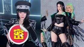 舒華一轉身大放送絲襪緊實翹臀。（圖／翻攝自yeh.shaa_ IG）