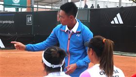 台灣隊教練何智仁。（圖／記者蔡厚瑄攝影）