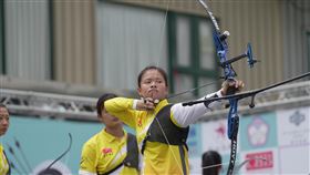 李彩綺從以前鮮少上場，到要爭取奧運門票，藉由聯賽持續突破自我，希望能完成五環夢想。（圖／全國射箭協會提供）