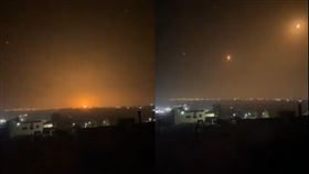 伊朗,無人機,以色列,防空炮火（圖／翻攝自X）