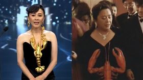 第42屆香港金像獎，劉嘉玲擔任頒獎人。（圖／翻攝ViuTV）