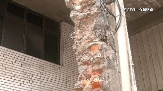 獨／基隆拆危樓梁柱受損！住戶憂成軟腳樓