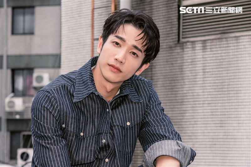 劉以豪三立新聞網專訪。（圖／記者楊澍攝影）