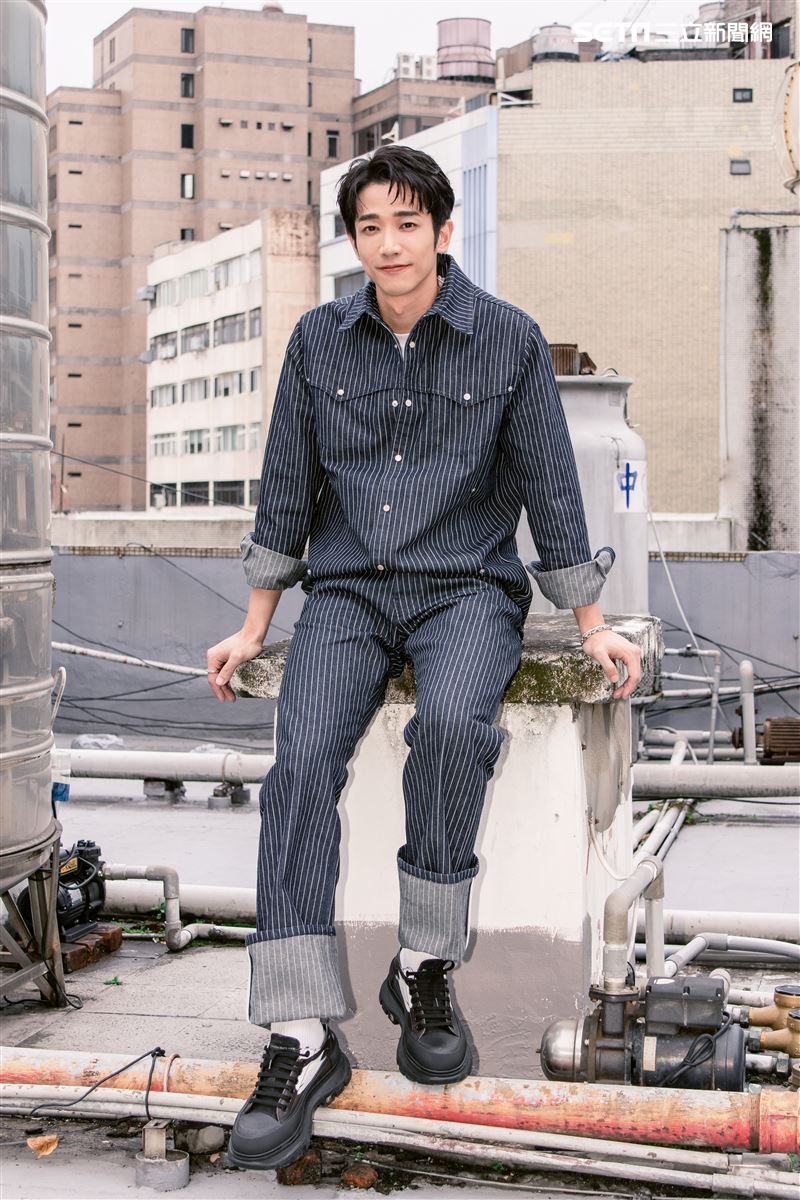 劉以豪三立新聞網專訪。（圖／記者楊澍攝影）