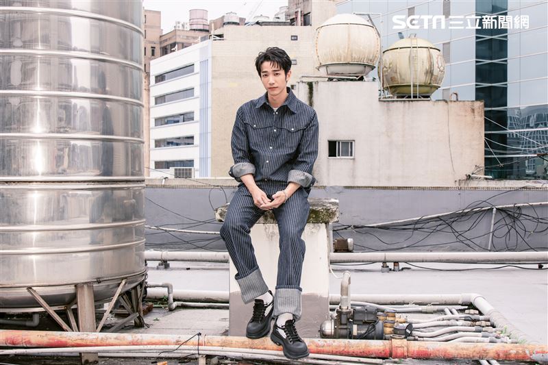 劉以豪三立新聞網專訪。（圖／記者楊澍攝影）