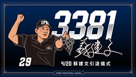 ▲中華職棒將替資深裁判蘇建文舉辦引退儀式。（圖／中華職棒大聯盟提供）