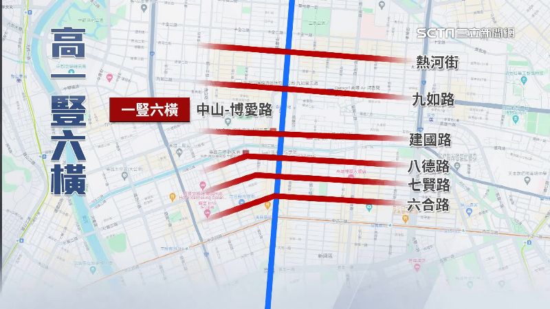 高雄車站商圈「一豎六橫」串聯拚轉型