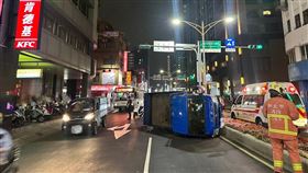 三重,小火車,安全島,翻覆