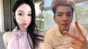 都美竹（左）當年手撕吳亦凡（右），讓男方事業瞬間一落千丈。（圖／翻攝自微博）