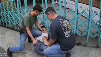 熱心「功夫貓熊」神助攻！鐵掌一推KO毒嫌