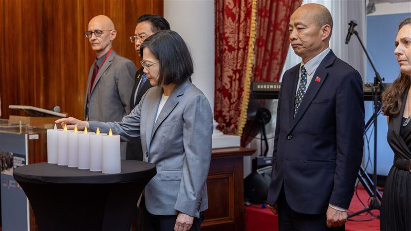 國際大屠殺紀念日　蔡英文、韓國瑜同台