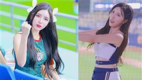 南韓啦啦隊女神南珉貞來台發展第一天就遇上強震。（圖／翻攝自minjeong_w_ IG）