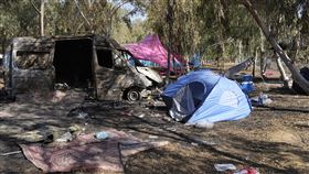 哈瑪斯入侵以色列，血洗超新星音樂祭。（圖／美聯社／達志影像）