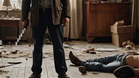 不滿友人愛堆積物品！他揮菜刀怒喊「乞丐婆讓妳死」最終下場出爐了。（圖／AI生成圖）