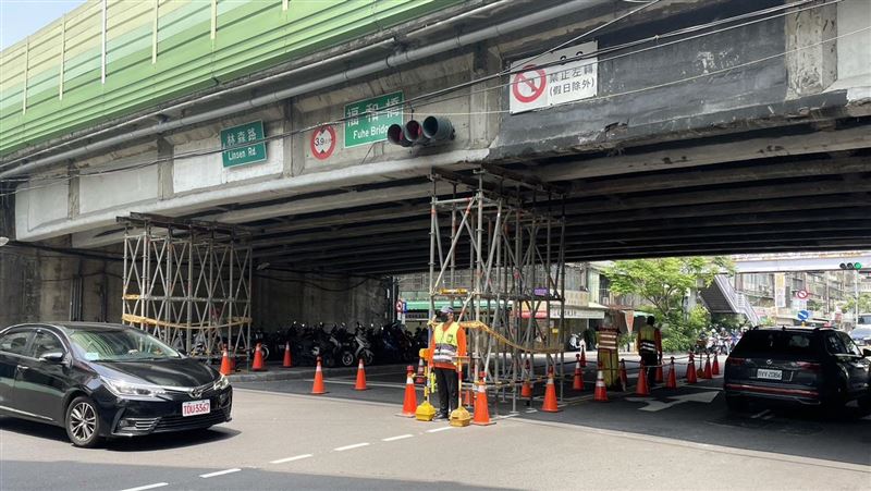 福和橋搶修剩1車道塞定了　改道路線曝光