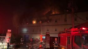 淡水,泡棉工廠,火警,