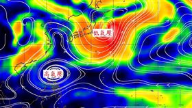 一圖看台灣天氣！鄭明典揭「高壓太強」：感覺雨有點下不到南部（圖／翻攝自鄭明典臉書）