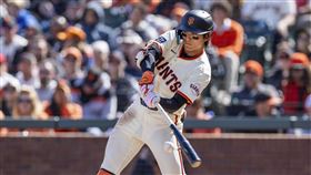 ▲李政厚新人球季連10場敲安，巨人隊史第2人。（圖／美聯社／達志影像）