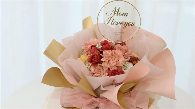 可以吃的康乃馨！「韓式花束蛋糕」超吸睛