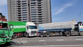 高雄,國道,大車,紫爆,全線封閉