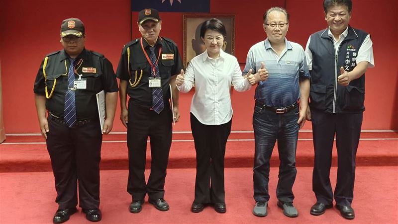 勤美保全制止潑油男　盧秀燕：市民是家人