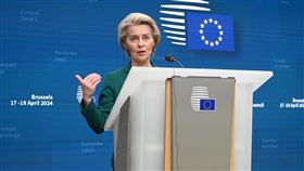 歐洲聯盟執行委員會主席范德賴恩（Ursula von der Leyen）（圖／翻攝自@vonderleyen X平台）