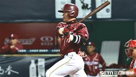 ▲味全龍主場迎戰樂天桃猿，樂天指定打擊林泓育敲安送回林智平。（圖／記者劉彥池攝影）