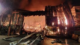 新北,樹林,西圳街,木材工廠,全面燃燒,