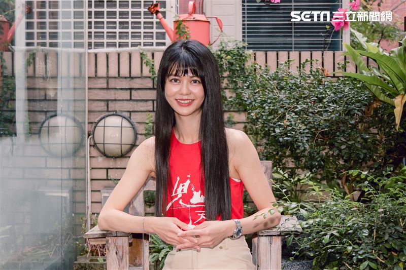 《鬼天廈》白痴公主三立新聞網專訪。（圖／記者楊澍攝影）