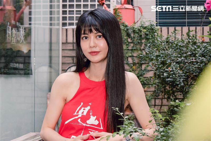 《鬼天廈》白痴公主三立新聞網專訪。（圖／記者楊澍攝影）