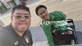 四叉貓日本巧遇乙武洋匡！驚人同框照曝光（圖／翻攝自四叉貓臉書）