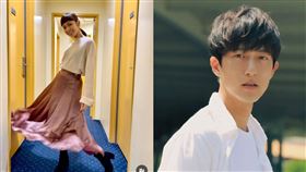 黃姵嘉遭邱昊奇「簡訊分手」。（圖／翻攝自IG／黃姵嘉、邱昊奇)
