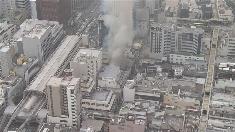 日本北九州市鬧區火警　商家無奈：又來了